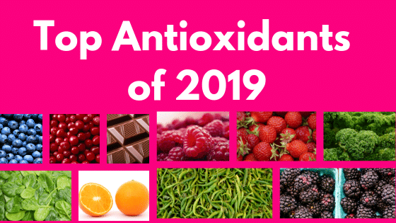 Top Antioxidants of 2019- Grid of antioxidants